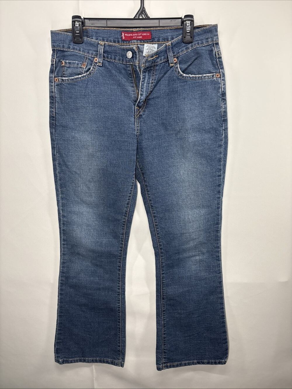 Women’s Levis 515 Nouveau Boot Cut Stretch Jeans Low Rise 10 Pet M